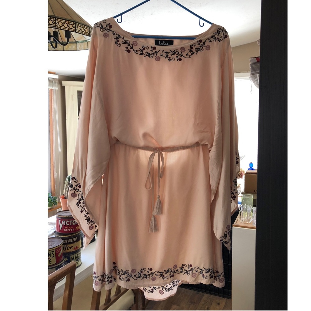Lulus Garden Gathering open back dress